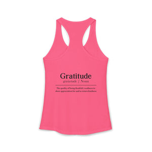 Grateful Everyday tank top - Zenfull Heart self love and healing affirmation apparel