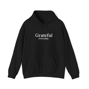 Grateful Everyday hoodie - Zenfull Heart self love and healing affirmation apparel