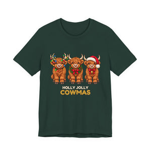 Holly Jolly Cowmas | Deluxe Tee