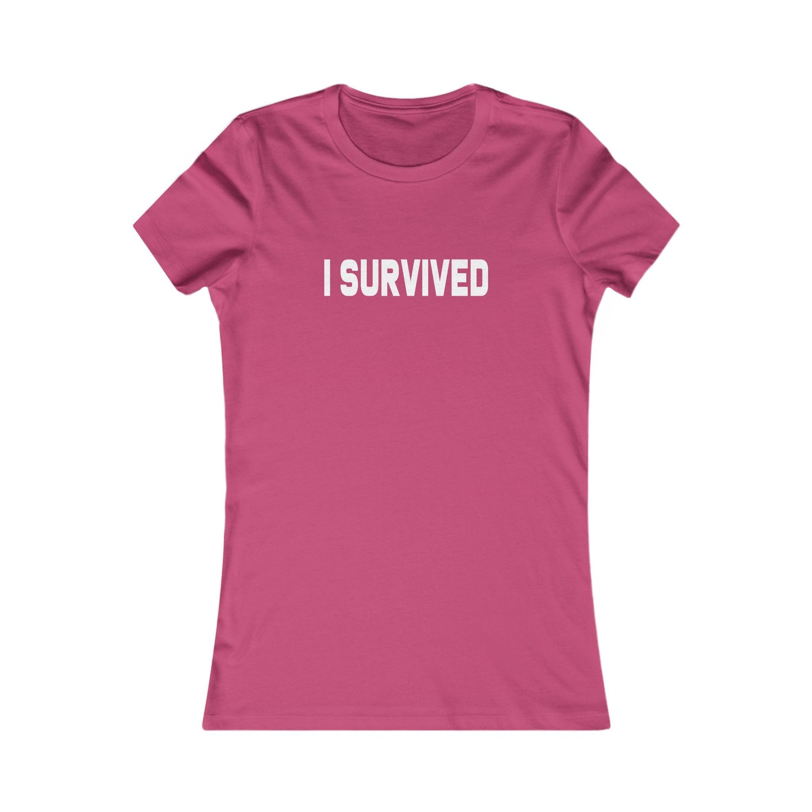 I Survived women's t-shirt - Zenfull Heart self love and healing affirmation apparel