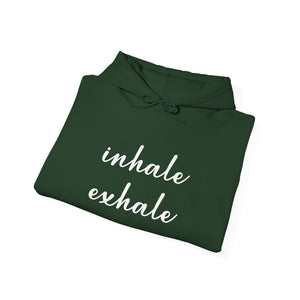 Inhale Exhale hoodie - Zenfull Heart self love and healing affirmation apparel