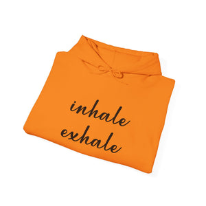 Inhale Exhale hoodie - Zenfull Heart self love and healing affirmation apparel