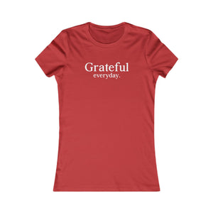 Grateful Everyday women's t-shirt - Zenfull Heart self love and healing affirmation apparel