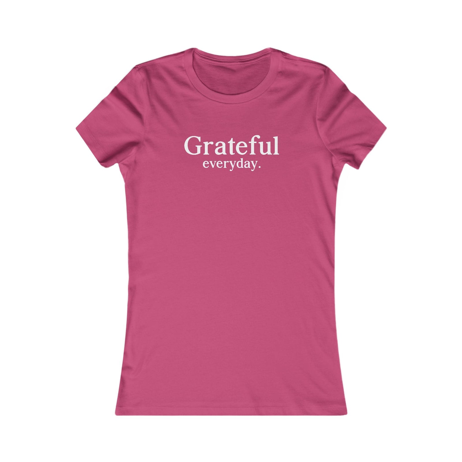 Grateful Everyday women's t-shirt - Zenfull Heart self love and healing affirmation apparel
