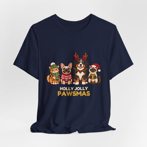 Holly Jolly Pawsmas | Deluxe Tee