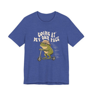 Going At My Own Pace | Frog | Deluxe Tee