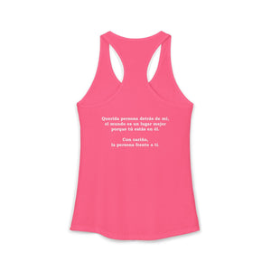 Eres Suficiente | Querida Persona Detrás De Mí | Racerback Tank