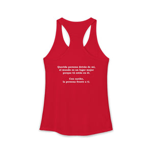Eres Suficiente | Querida Persona Detrás De Mí | Racerback Tank