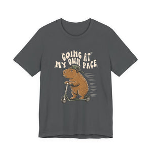 Going At My Own Pace | Capybara | Deluxe Tee