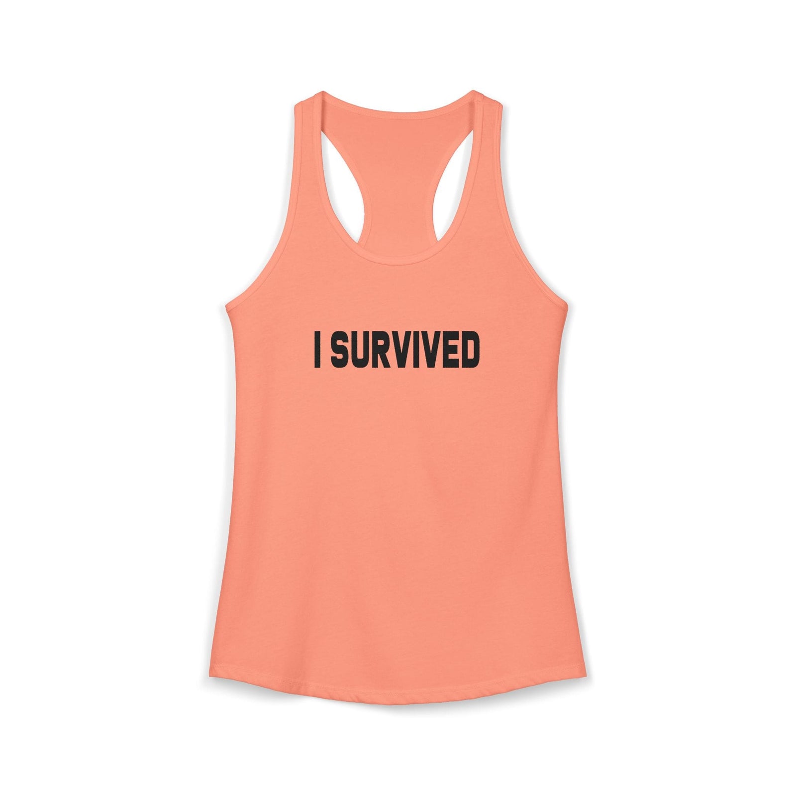 I Survived tank top - Zenfull Heart self love and healing affirmation apparel