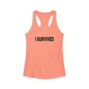 I Survived tank top - Zenfull Heart self love and healing affirmation apparel