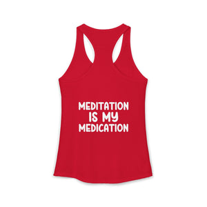 Highly Meditated tank top - Zenfull Heart self love and healing affirmation apparel