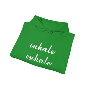 Inhale Exhale hoodie - Zenfull Heart self love and healing affirmation apparel