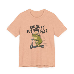 Going At My Own Pace | Frog | Deluxe Tee