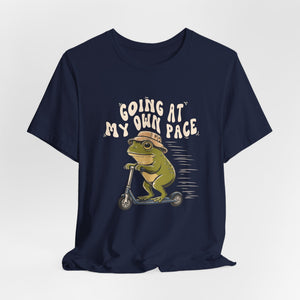 Going At My Own Pace | Frog | Deluxe Tee