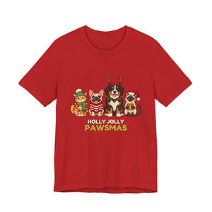 Holly Jolly Pawsmas | Deluxe Tee