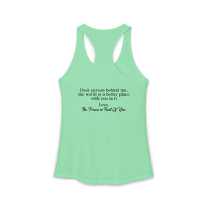The World Is A Better Place With You In It | Racerback Tank