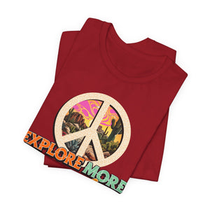 Explore More Worry Less t-shirt - Zenfull Heart self love and healing affirmation apparel