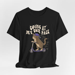 Going At My Own Pace | Cat | Deluxe Tee