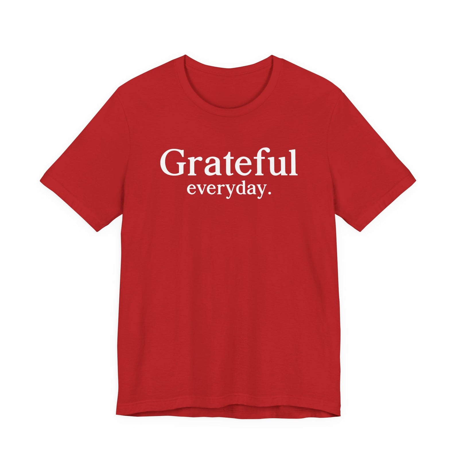 Grateful Everyday t-shirt - Zenfull Heart self love and healing affirmation apparel