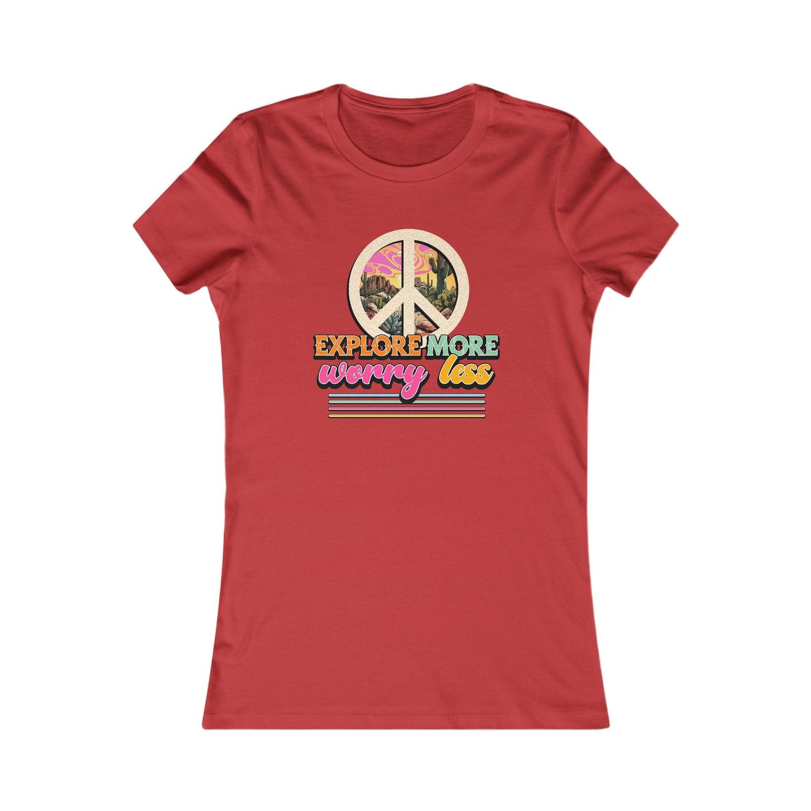 Explore More Worry Less women's t-shirt - Zenfull Heart self love and healing affirmation apparel