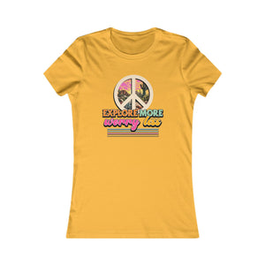 Explore More Worry Less women's t-shirt - Zenfull Heart self love and healing affirmation apparel