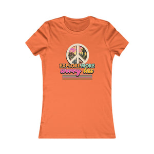 Explore More Worry Less women's t-shirt - Zenfull Heart self love and healing affirmation apparel