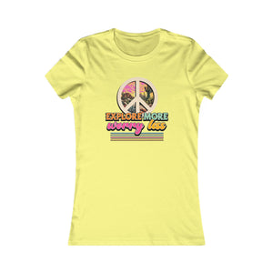 Explore More Worry Less women's t-shirt - Zenfull Heart self love and healing affirmation apparel