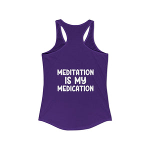Highly Meditated tank top - Zenfull Heart self love and healing affirmation apparel