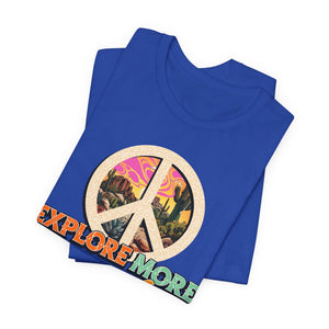 Explore More Worry Less t-shirt - Zenfull Heart self love and healing affirmation apparel