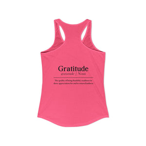 Grateful Everyday tank top - Zenfull Heart self love and healing affirmation apparel