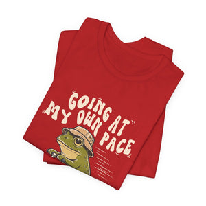 Going At My Own Pace | Frog | Deluxe Tee