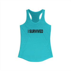 I Survived tank top - Zenfull Heart self love and healing affirmation apparel