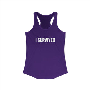 I Survived tank top - Zenfull Heart self love and healing affirmation apparel