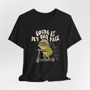 Going At My Own Pace | Frog | Deluxe Tee
