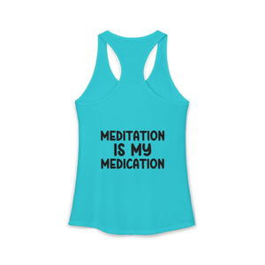Highly Meditated tank top - Zenfull Heart self love and healing affirmation apparel