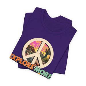 Explore More Worry Less t-shirt - Zenfull Heart self love and healing affirmation apparel