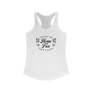 Home Free tank top - Zenfull Heart self love and healing affirmation apparel