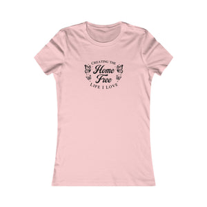 Home Free women's t-shirt - Zenfull Heart self love and healing affirmation apparel