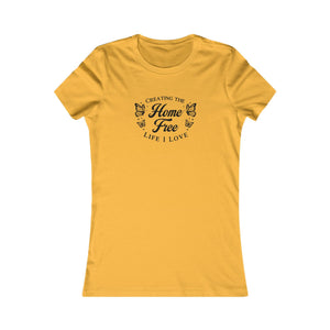 Home Free women's t-shirt - Zenfull Heart self love and healing affirmation apparel