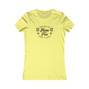 Home Free women's t-shirt - Zenfull Heart self love and healing affirmation apparel