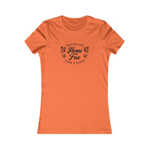 Home Free women's t-shirt - Zenfull Heart self love and healing affirmation apparel