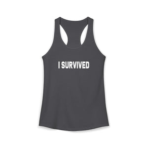 I Survived tank top - Zenfull Heart self love and healing affirmation apparel
