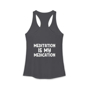 Highly Meditated tank top - Zenfull Heart self love and healing affirmation apparel