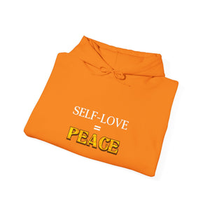 Self-Love = Peace hoodie - Zenfull Heart self love and healing affirmation apparel
