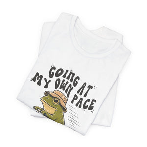 Going At My Own Pace | Frog | Deluxe Tee