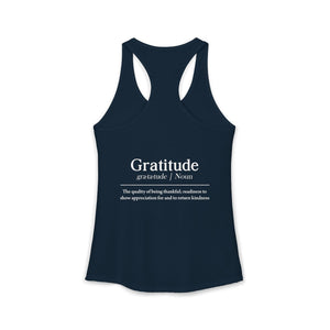 Grateful Everyday tank top - Zenfull Heart self love and healing affirmation apparel
