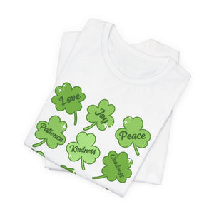 9 Clover Deluxe White Tee
