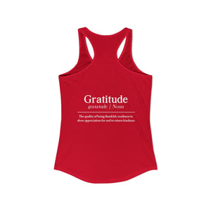 Grateful Everyday tank top - Zenfull Heart self love and healing affirmation apparel