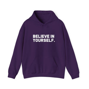 Believe In Yourself hoodie - Zenfull Heart self love and healing affirmation apparel